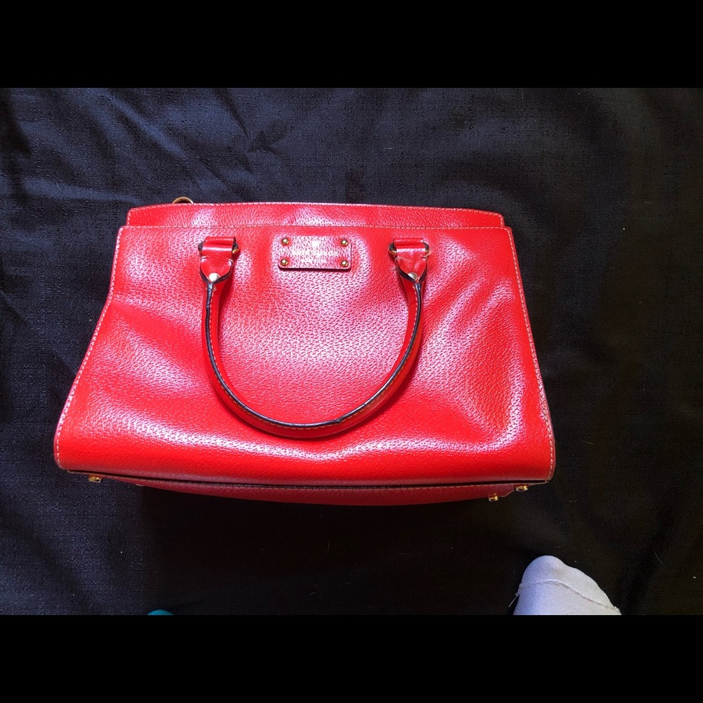 Red Kate Spade hand bag